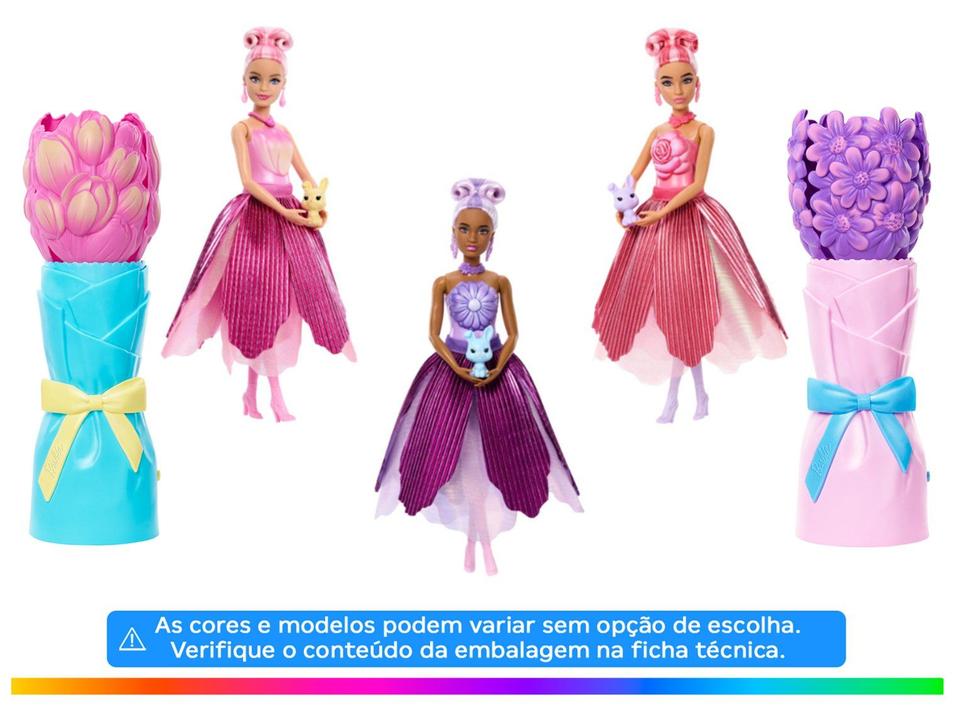 Boneca Barbie Reveal Flores Surpresa Mattel - 1