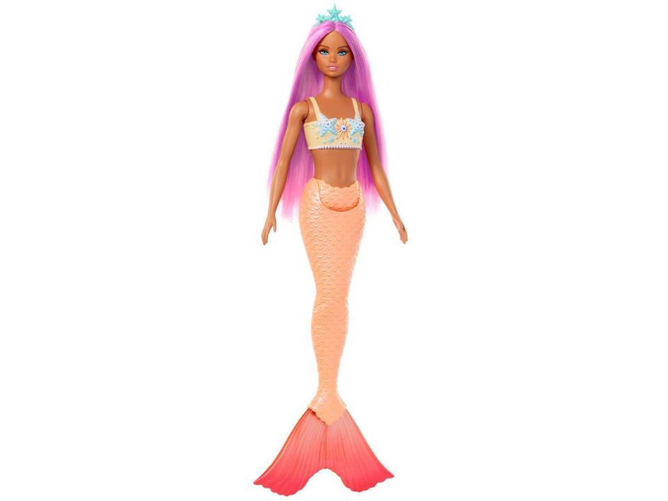 Boneca Barbie Sereia com Cabelo Colorido Mattel - 4