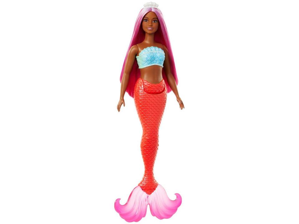 Boneca Barbie Sereia com Cabelo Colorido Mattel - 3