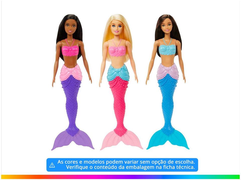Boneca Barbie Sereia Mattel - 1