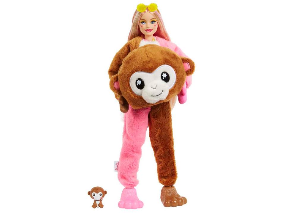 Boneca Barbie Série Selva Cutie Reveal Mattel - 4