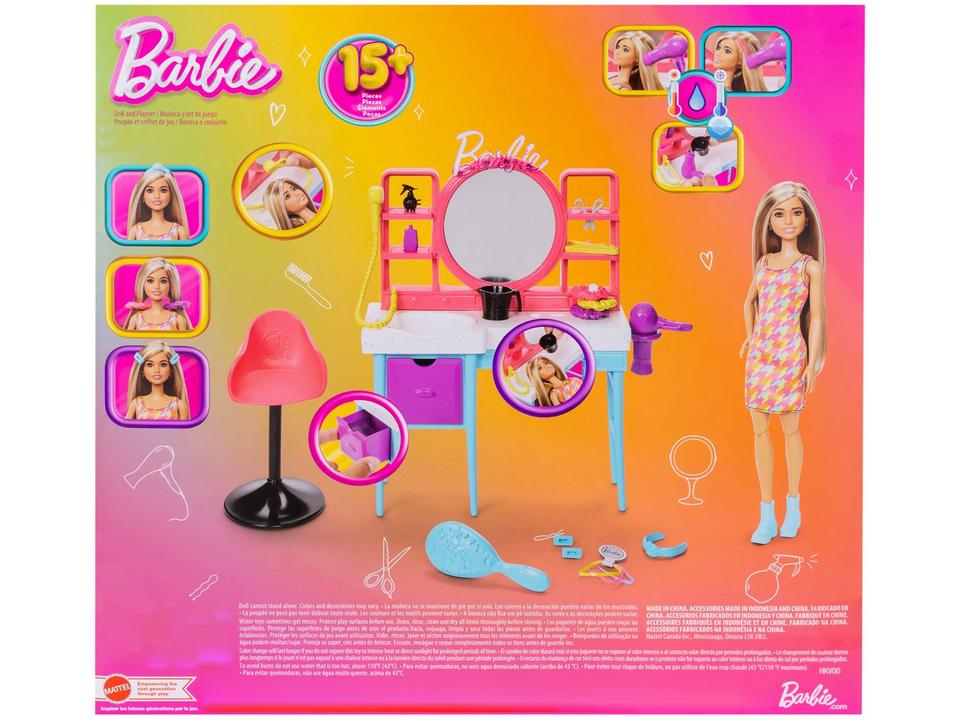 Boneca Barbie Totally Hair Salão de Beleza - 13