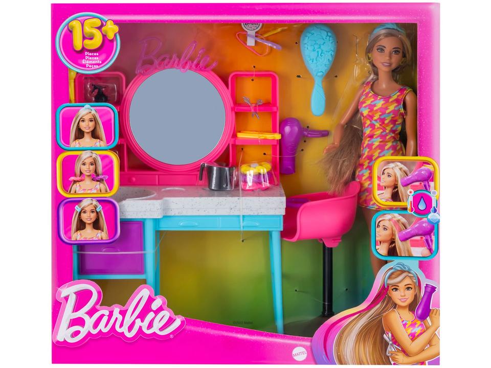 Boneca Barbie Totally Hair Salão de Beleza - 12