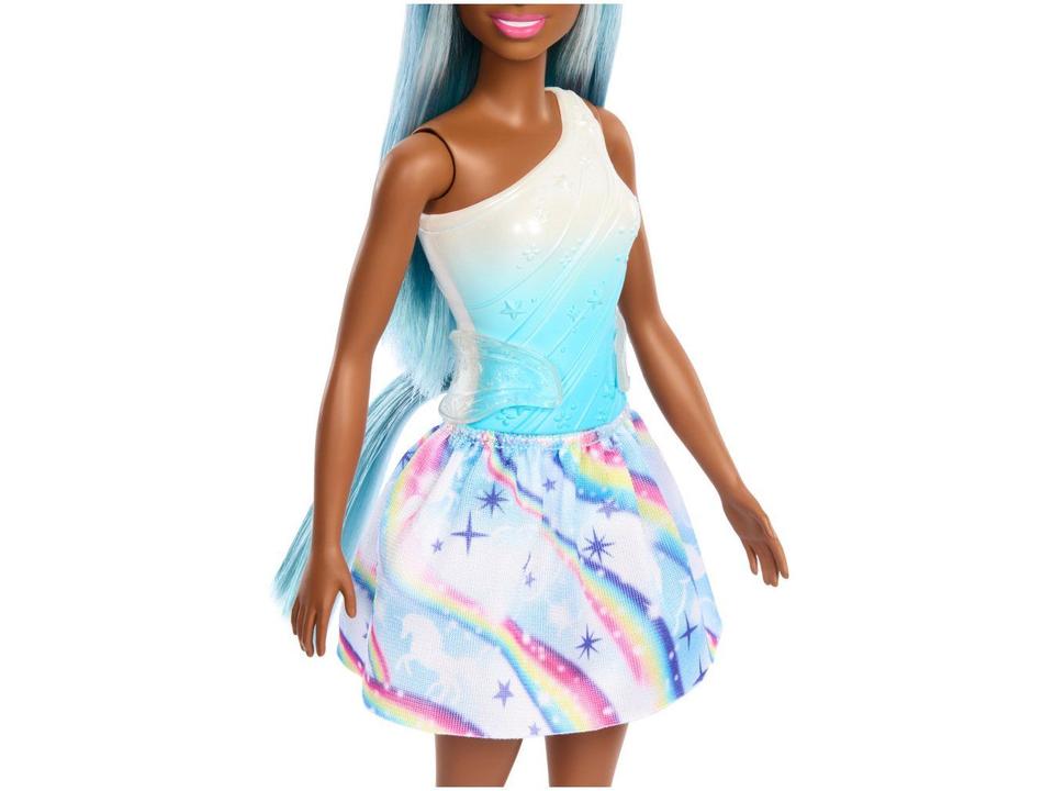 Boneca Barbie Unicórnio Saia Azul Encantada Mattel - 3