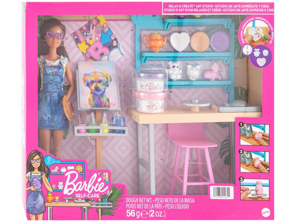 Boneca Barbie Wellness Studio de Arte Criativo - 19