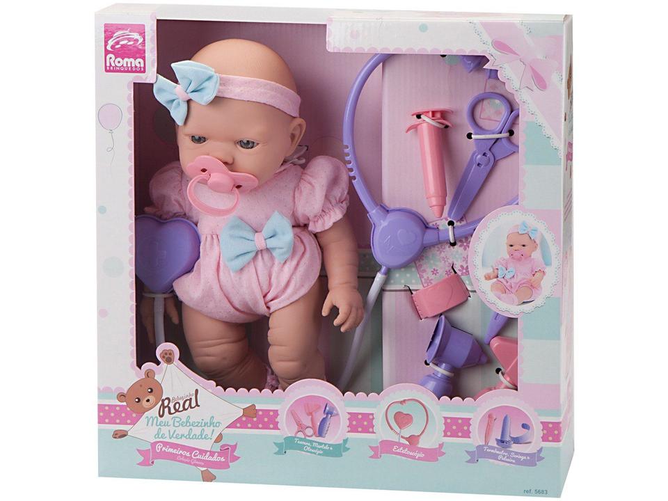 Boneca Bebezinho Real Primeiros Cuidados - 5