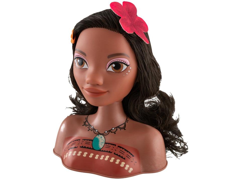Boneca Busto Disney Moana com Acessórios Cotiplás - 2
