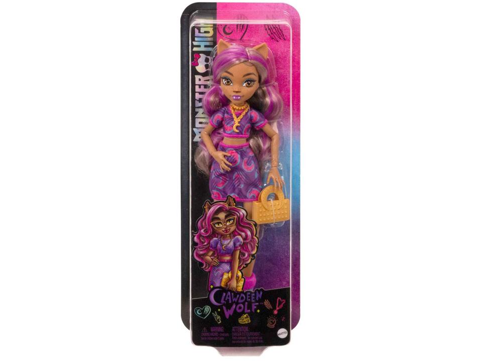 Boneca Clawdeen com Bolsa Personalizada - MONSTER HIGH - 3