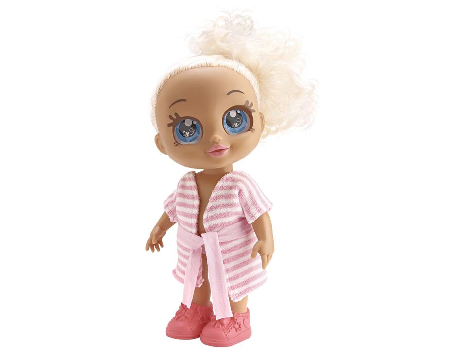 Boneca Club Girls Banho com Roupão Fralda - 1