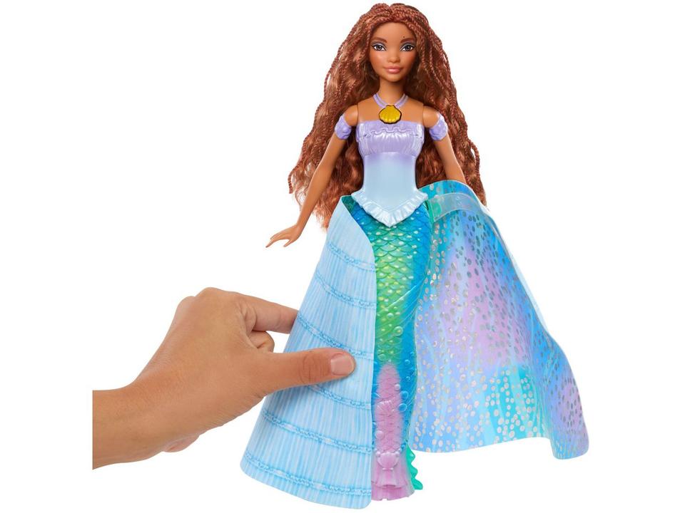 Boneca Disney A Pequena Sereia Ariel Transformação - 5