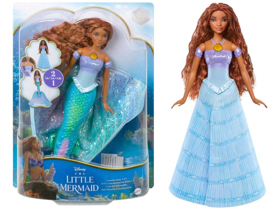 Boneca Disney A Pequena Sereia Ariel Transformação - Mattel