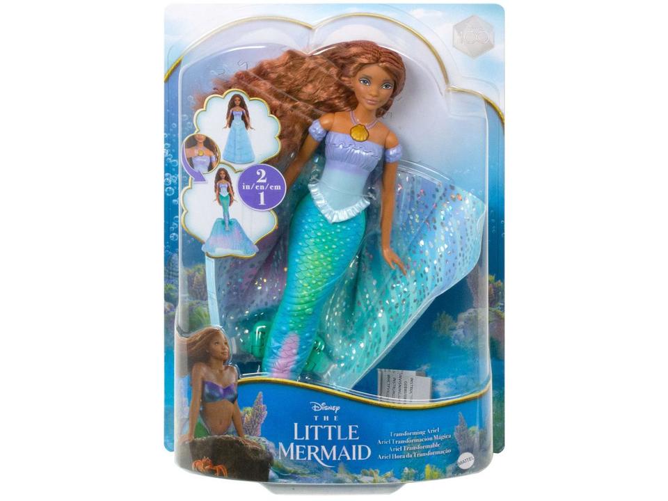 Boneca Disney A Pequena Sereia Ariel Transformação - Mattel - 8