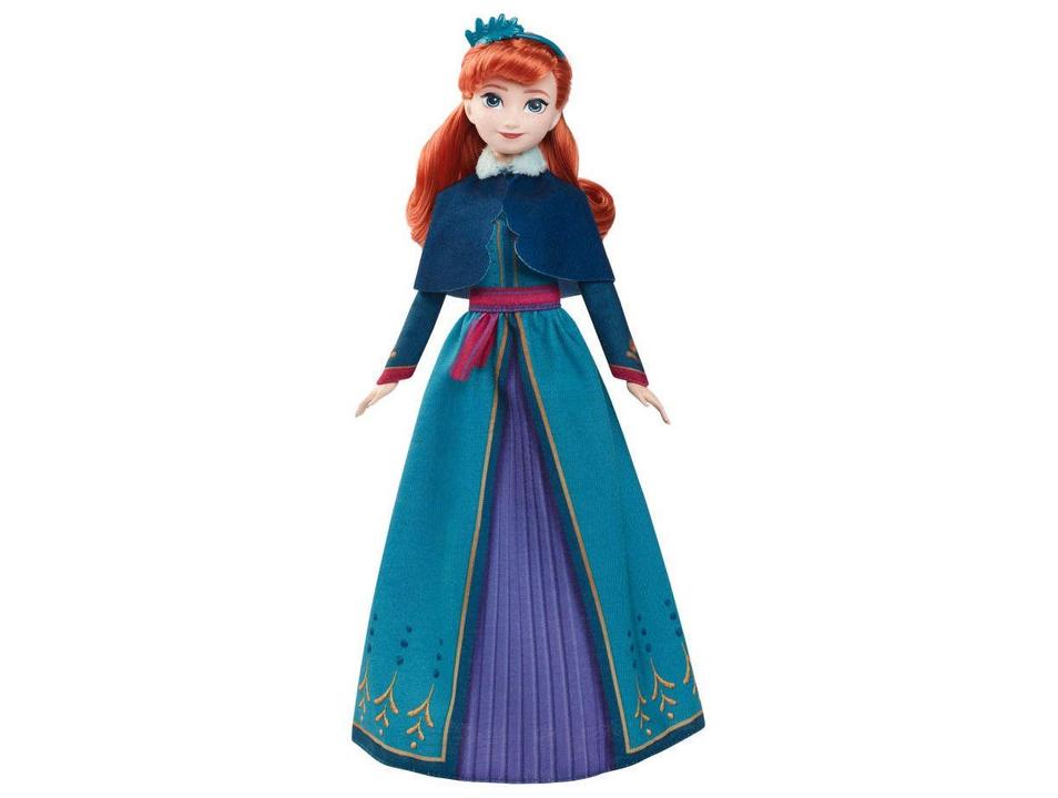 Boneca Disney Frozen Vestido Real Anna - 1