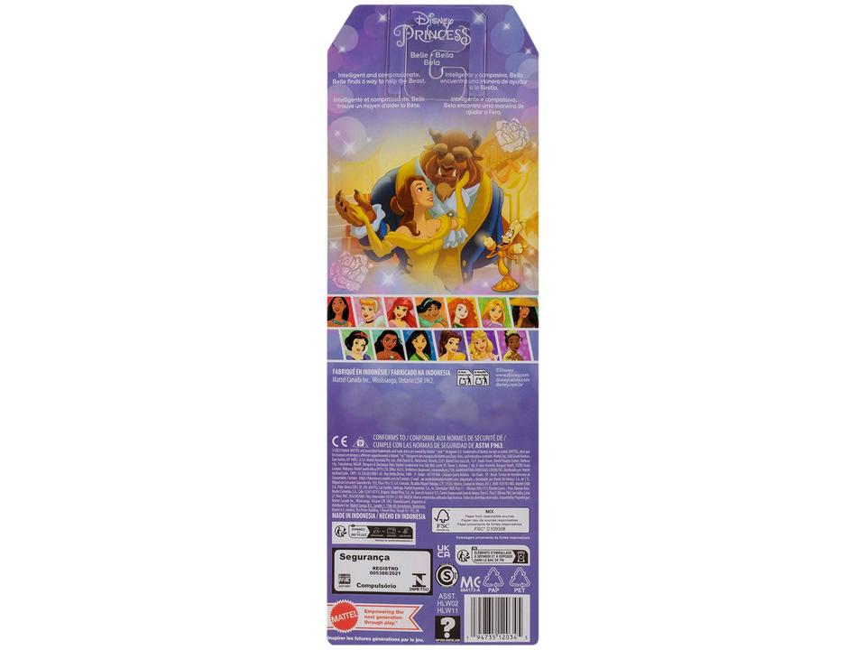 Boneca Disney Princesa Bela Mattel - 4