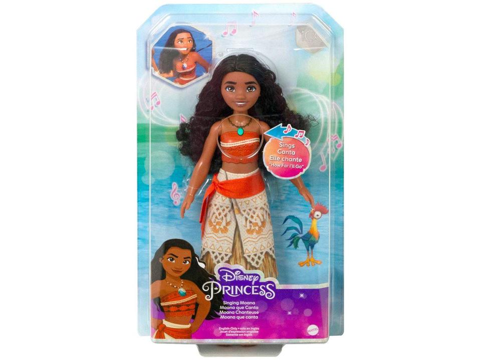 Boneca Disney Princesa Moana que Canta - 5