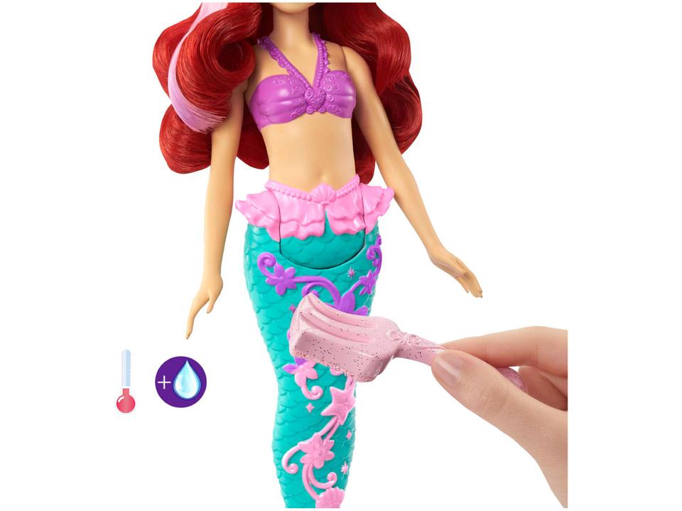 Boneca Disney Princess Ariel Surpresa de Cor - com Acessórios Mattel - 5