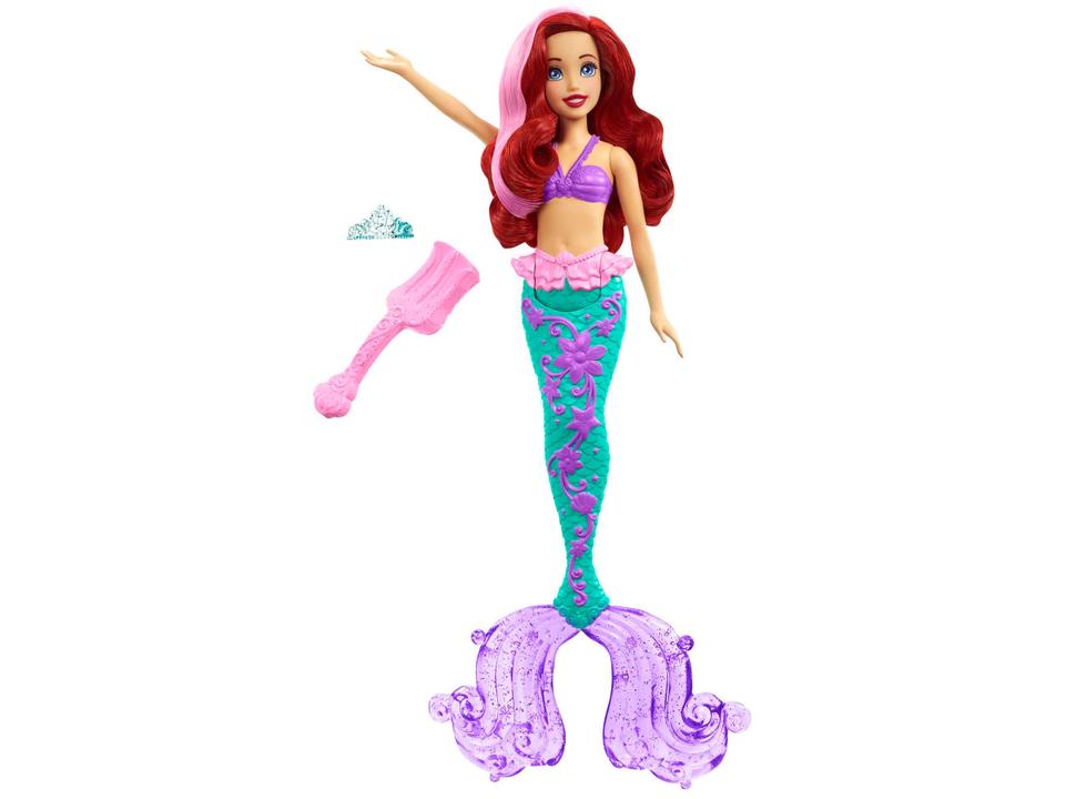 Boneca Disney Princess Ariel Surpresa de Cor - com Acessórios Mattel - 1