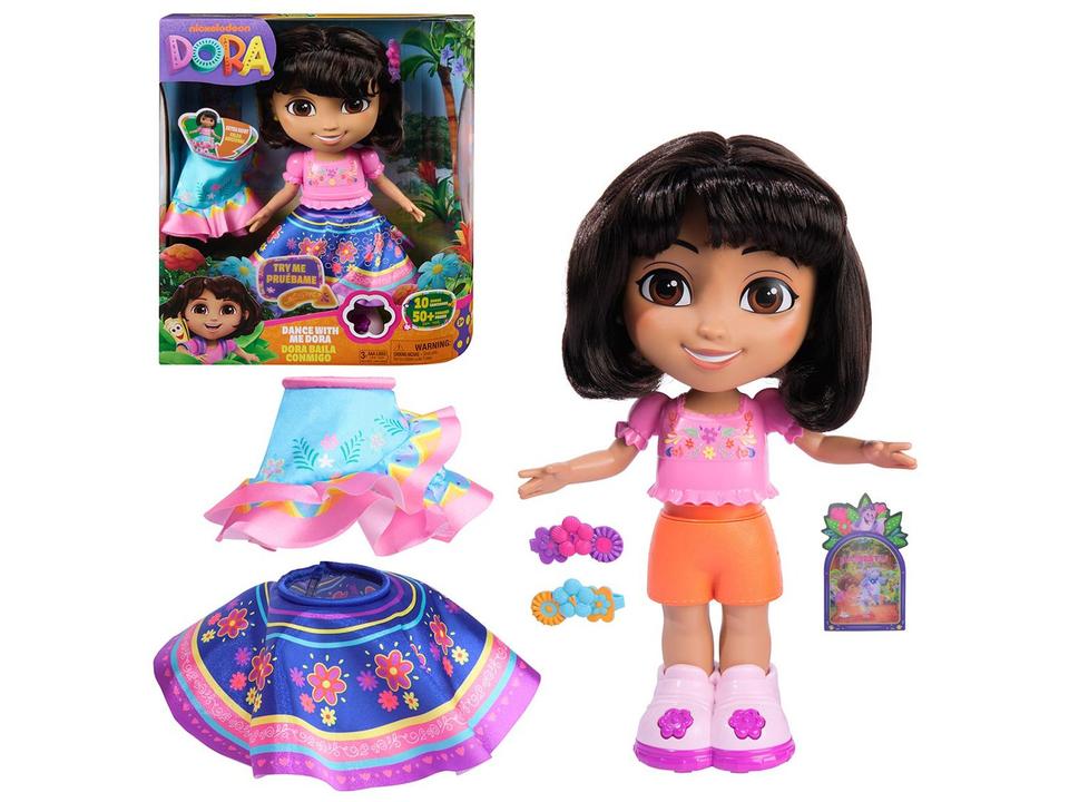 Boneca Dora A Aventureira Baila Comigo Emite Som - 8