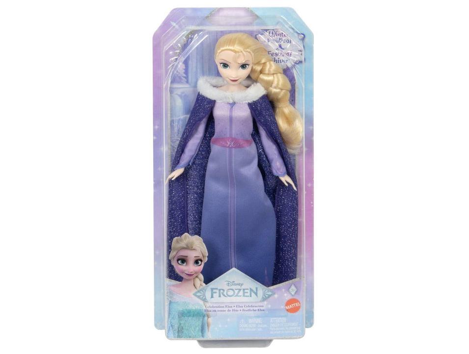 Boneca Elsa Frozen Disney Vestido de Baile Real Mattel - 6