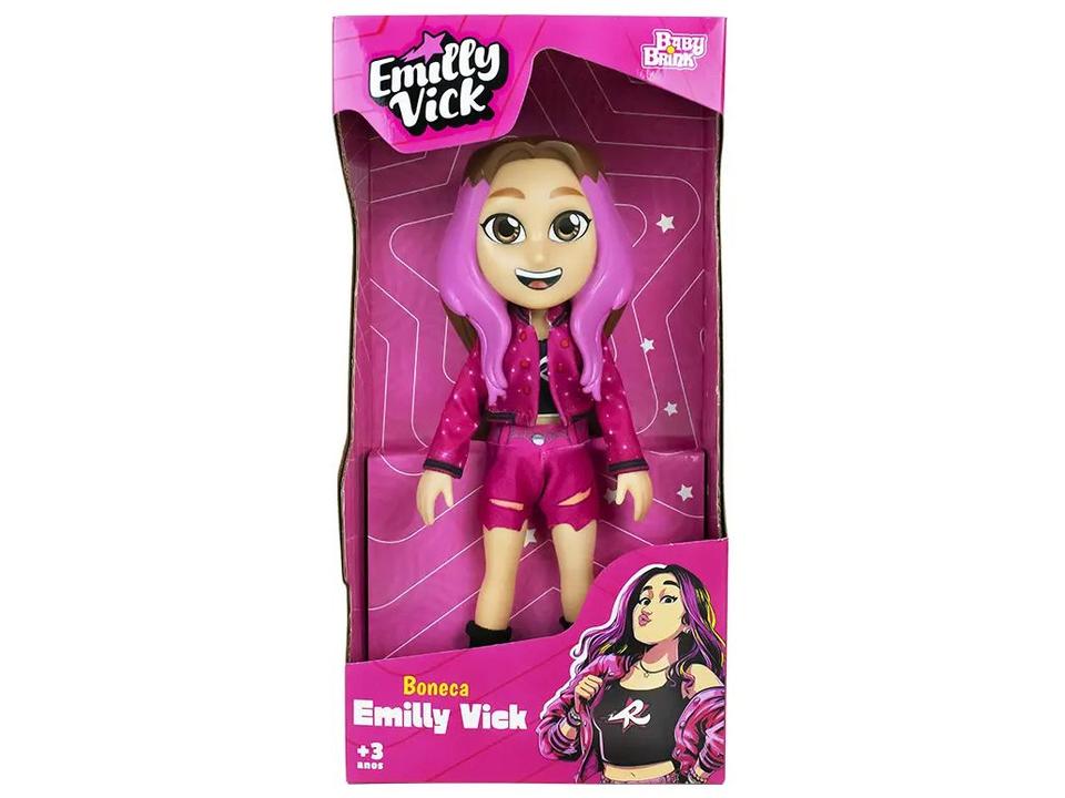 Boneca Emilly Vick Dos Rosa Baby Brink - 5