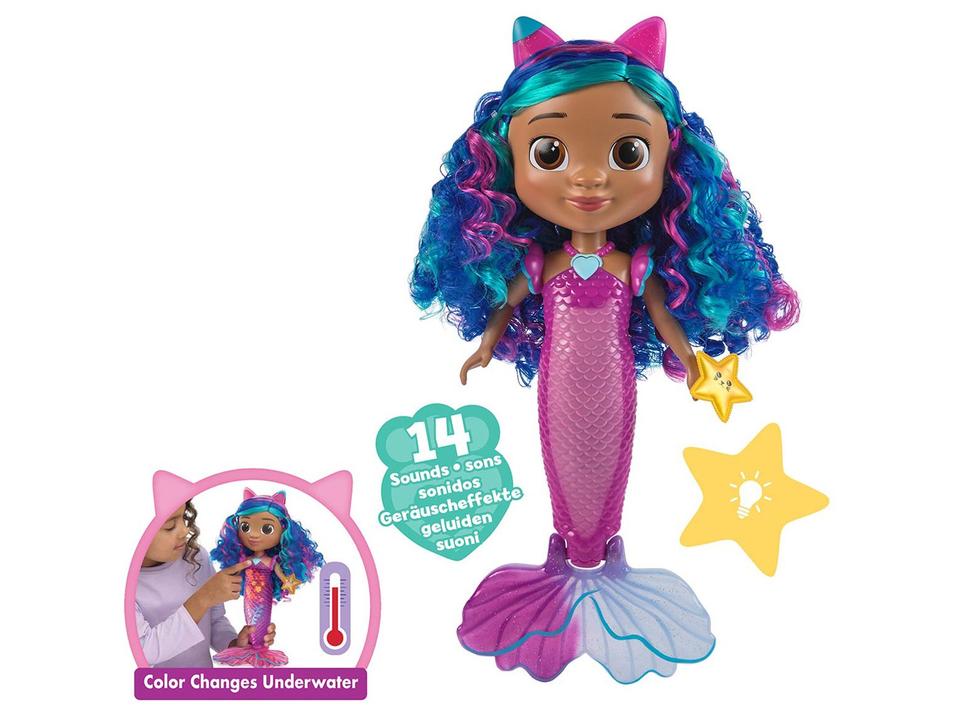 Boneca Gabbys Dollhouse: The Movie Sereia - 1