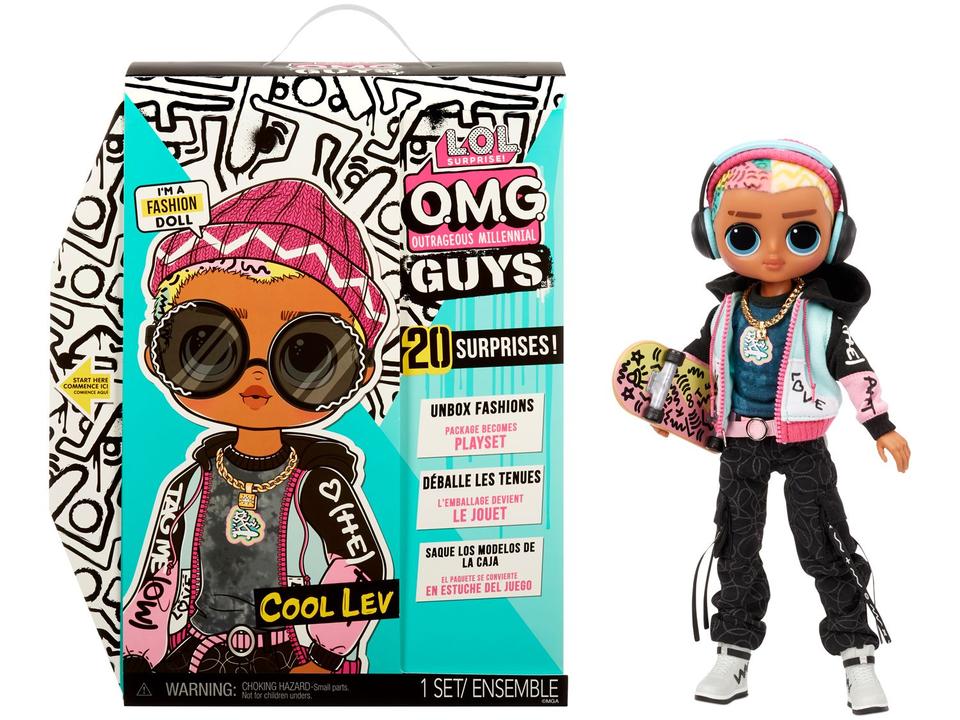 Boneca LOL Surprise Omg Guys Doll Cool Lev - 7