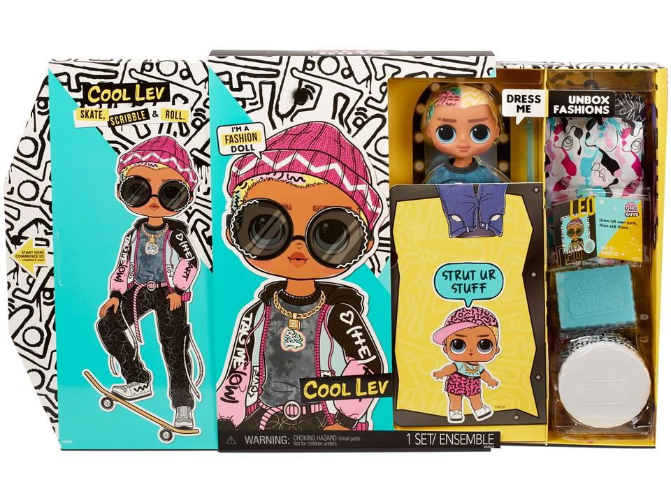 Boneca LOL Surprise Omg Guys Doll Cool Lev - 6
