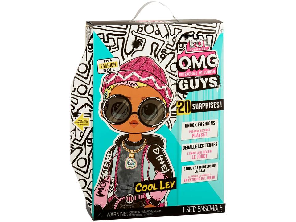 Boneca LOL Surprise Omg Guys Doll Cool Lev - 10