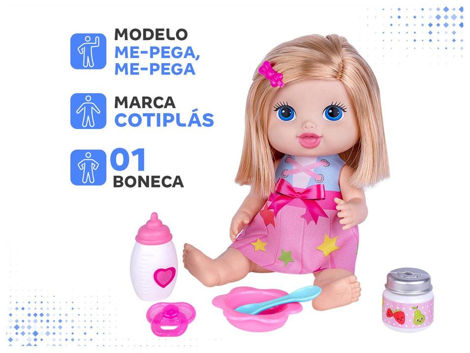 Boneca Me-Pega Me-Pega com Acessórios - 1