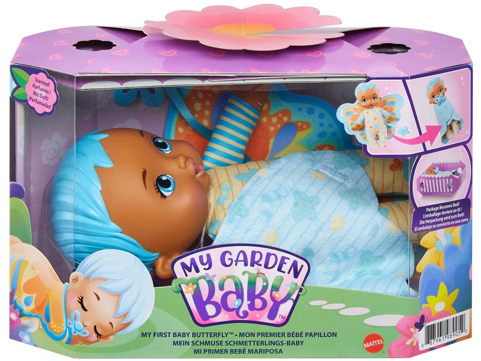 Boneca My Garden Baby Borboleta Asas Boa Noite - 17