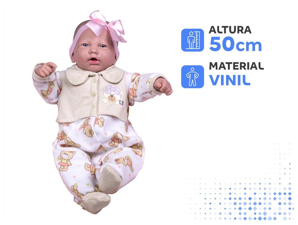 Boneca Ninos Reborn Sons de Bebê - 3