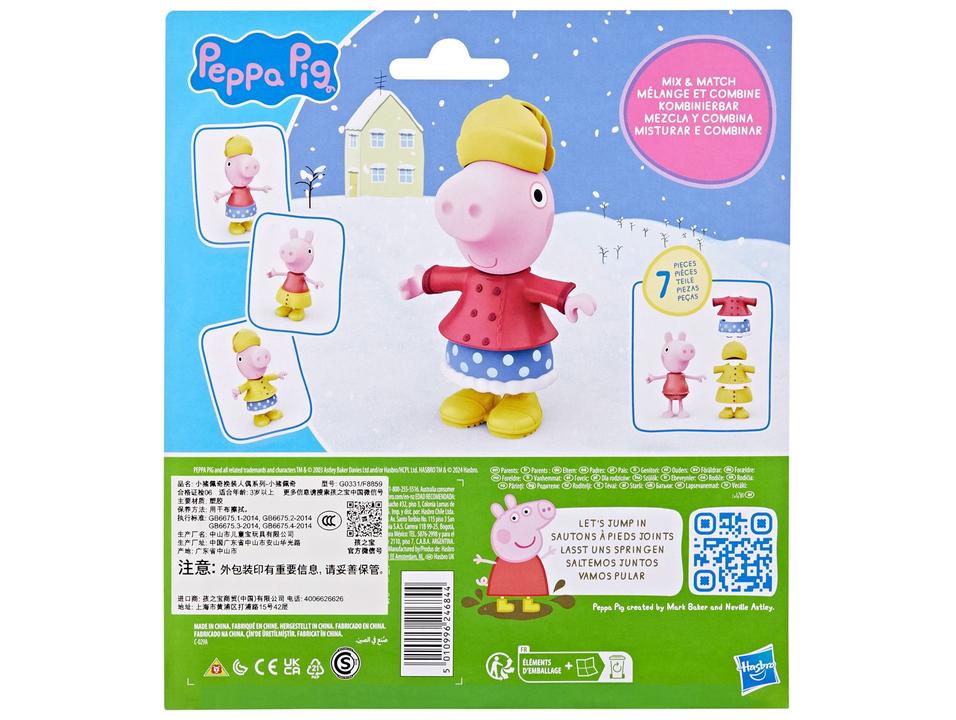 Boneca Peppa Pig Estilos Divertidos com Acessórios - 5