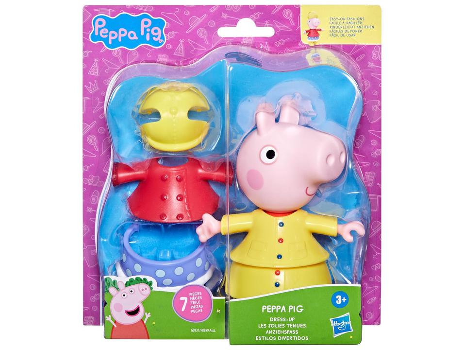 Boneca Peppa Pig Estilos Divertidos com Acessórios - 4