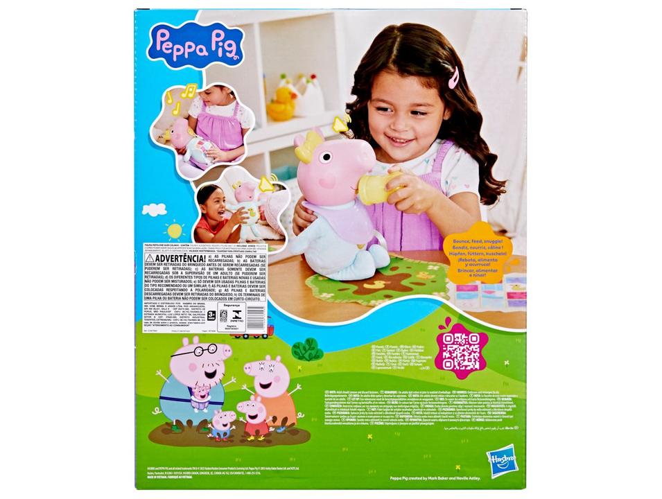 Boneca Peppa Pig Evie Quer Colinho com Mamadeira e - 3