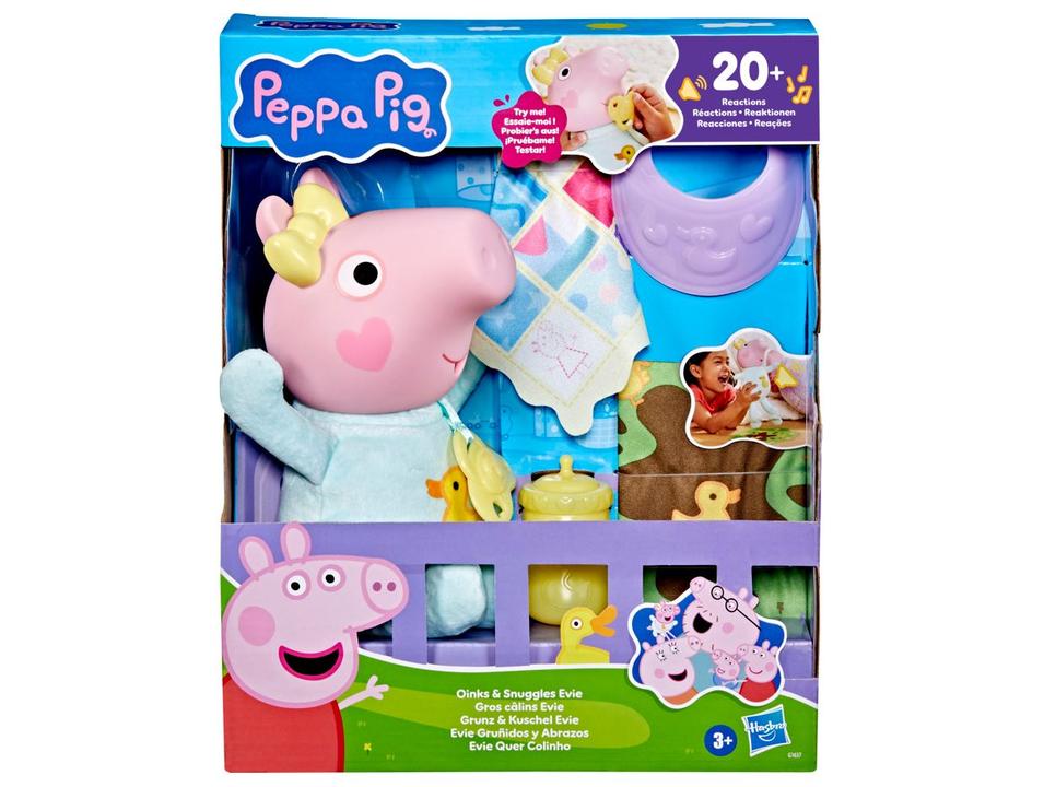 Boneca Peppa Pig Evie Quer Colinho com Mamadeira e - 2