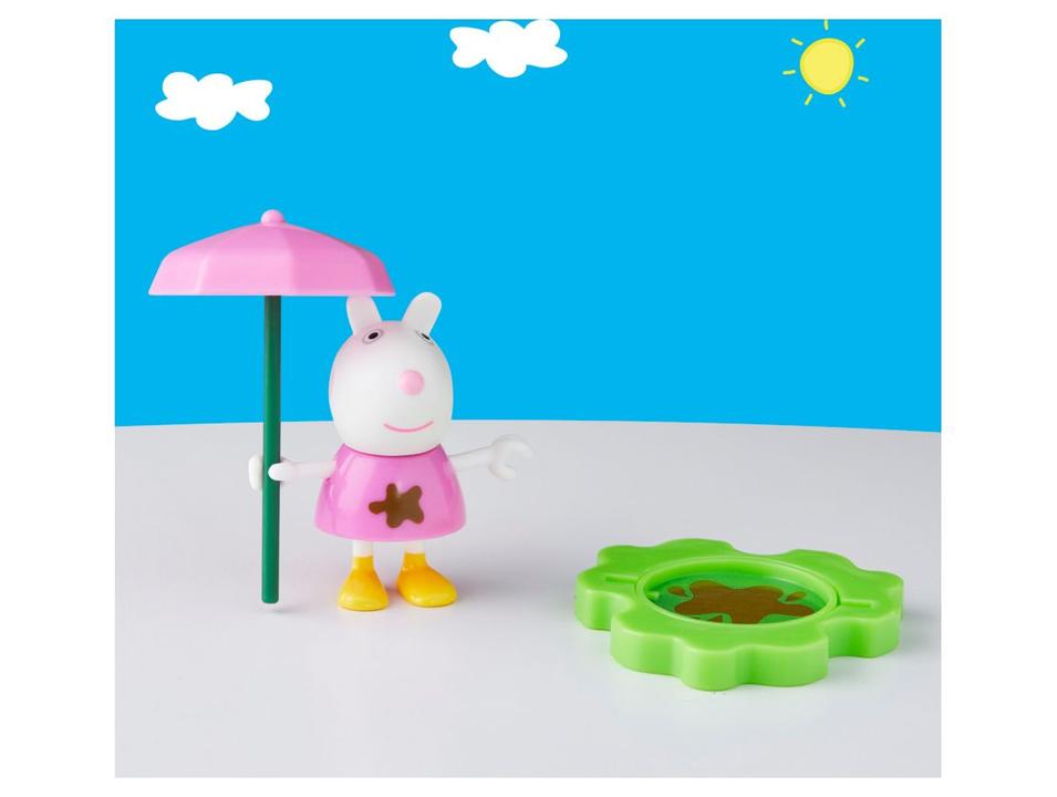 Boneca Peppa Pig Peppa na Poça de Lama - 14