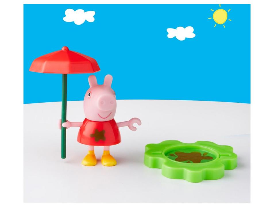 Boneca Peppa Pig Peppa na Poça de Lama - 6