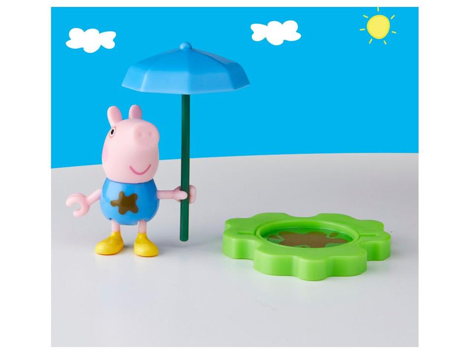 Boneca Peppa Pig Peppa na Poça de Lama - 10