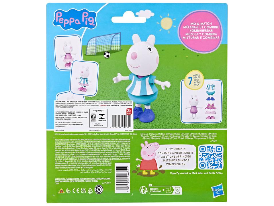 Boneca Peppa Pig Suzy Sheep: Estilos Divertidos - 8