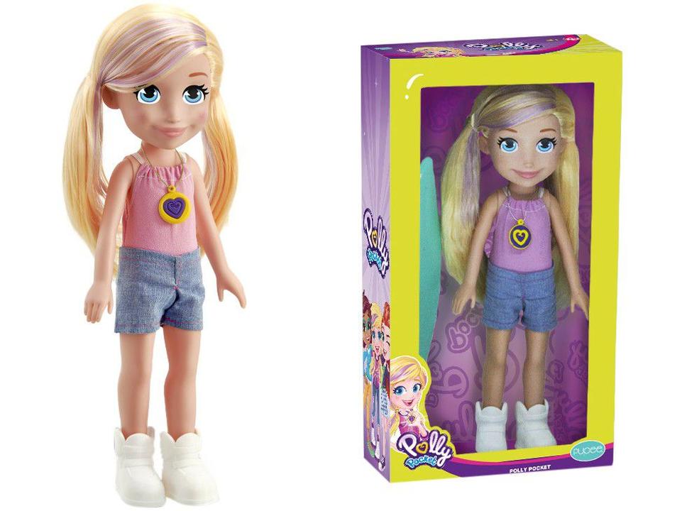 Boneca Polly Pocket Surf com Acessórios Pupee - 3
