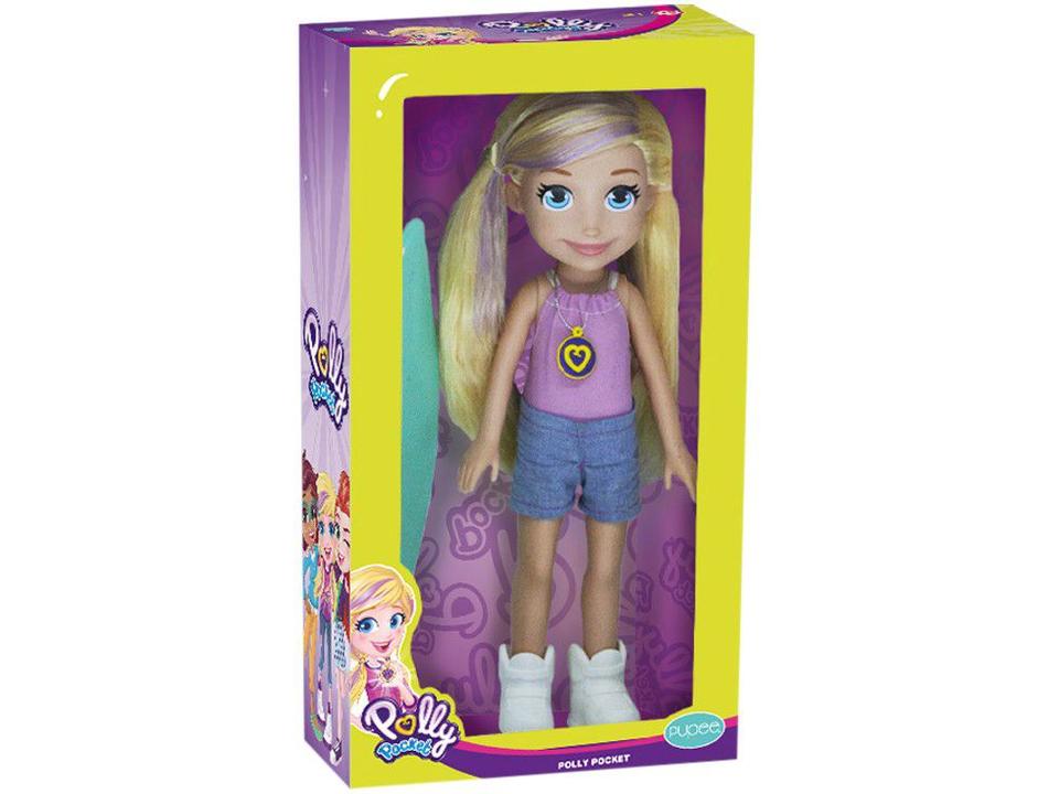 Boneca Polly Pocket Surf com Acessórios Pupee - 4