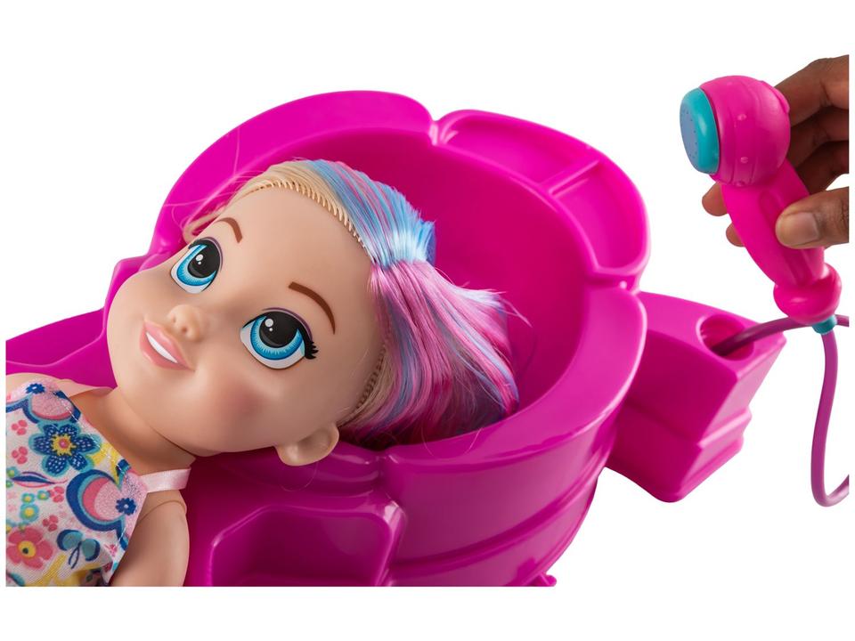 Boneca Rainbow Charmosa Lavatório com Acessórios - 5