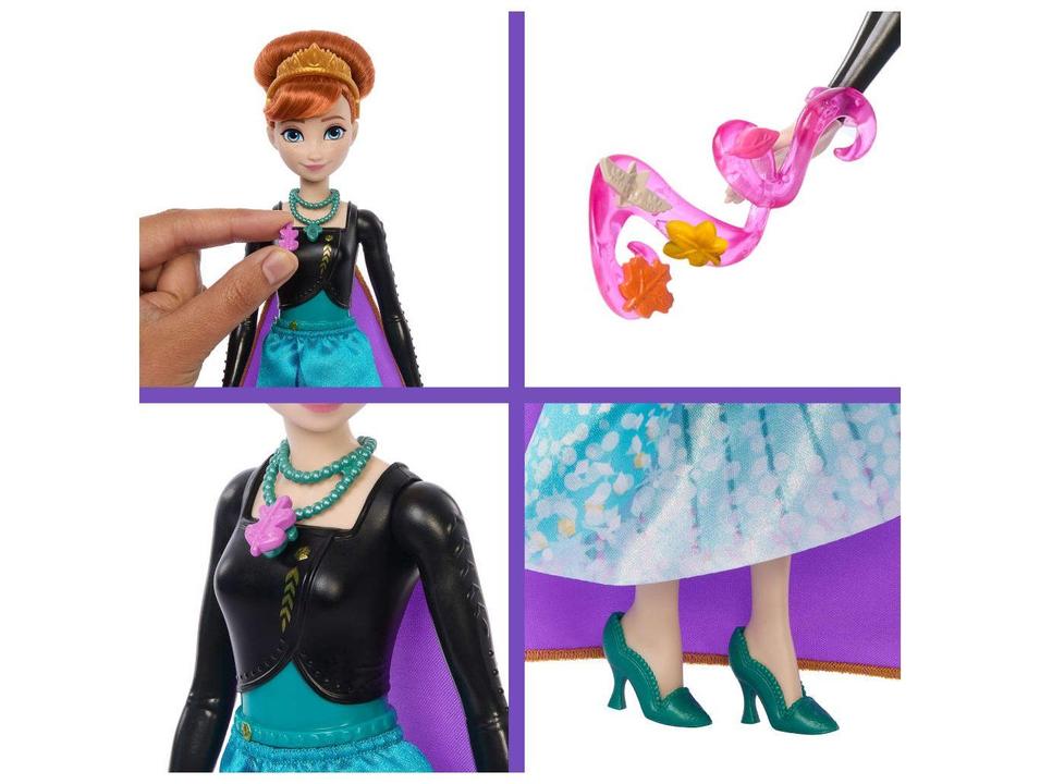 Boneca Reveal Anna Frozen Disney Revelação Mattel - 3