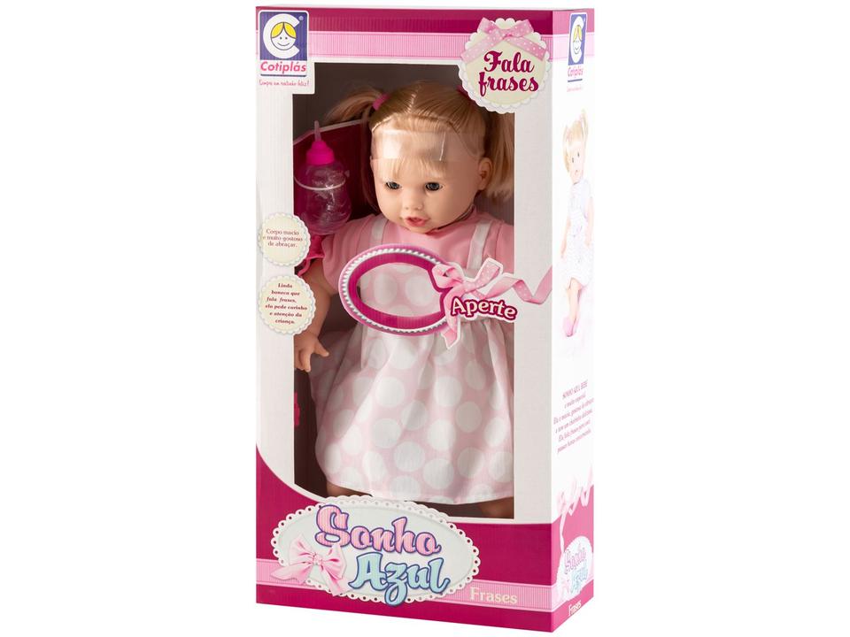 Boneca Sonho Azul que Fala com Acessórios - 8