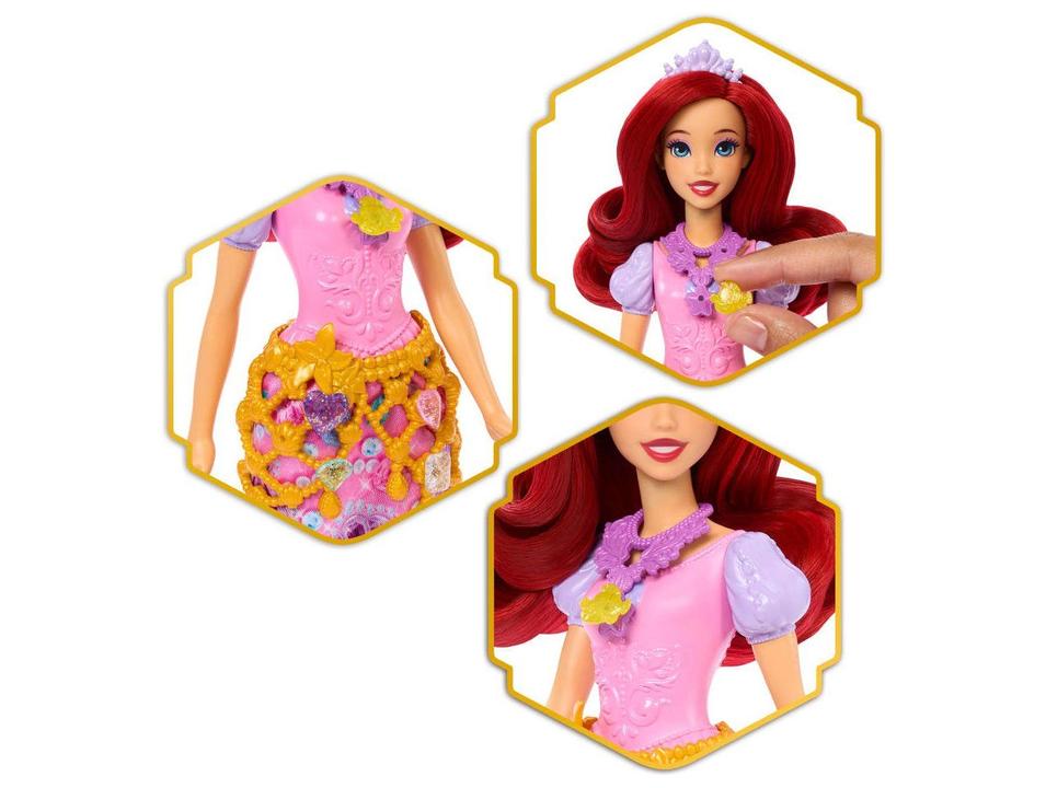 Boneca Surpresa Ariel Jewel Reveal Com Joias - 3