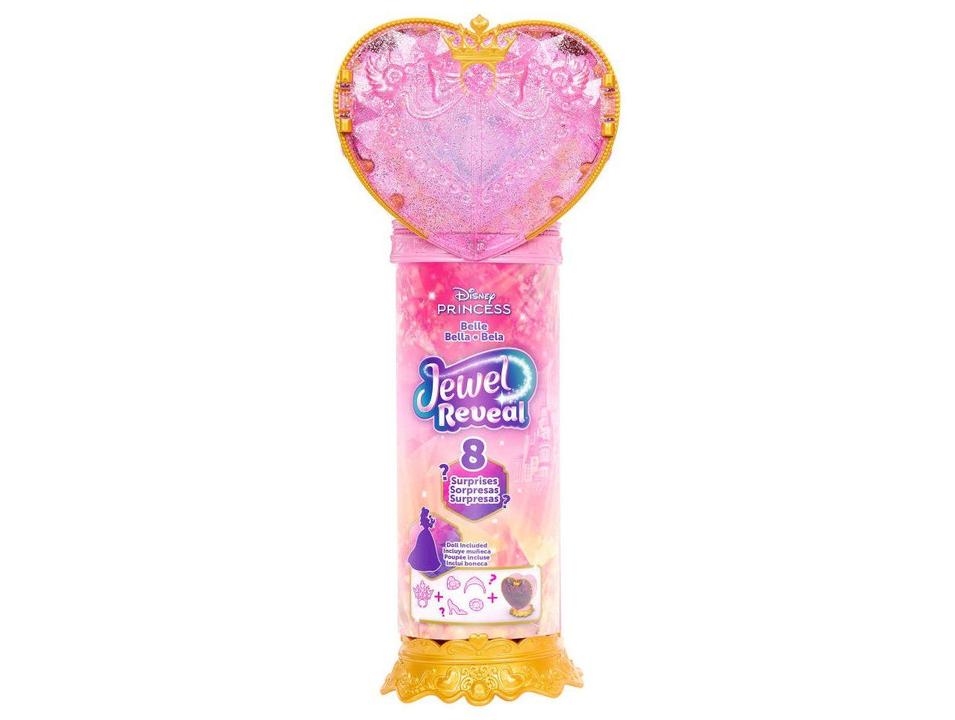 Boneca Surpresa Bela Jewel Reveal Com Joias - 7
