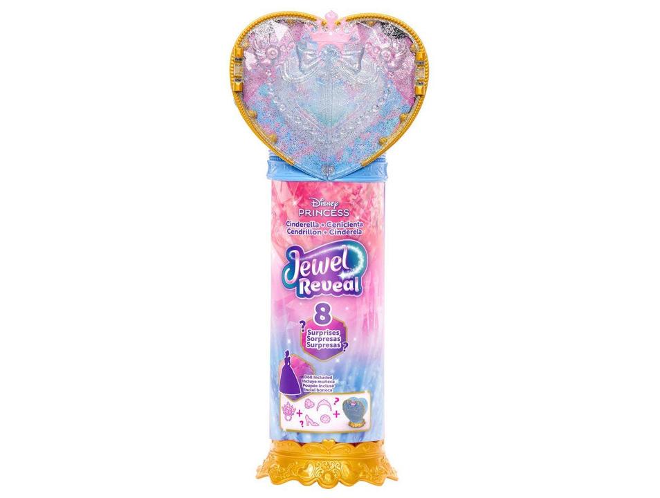 Boneca Surpresa Cinderela Jewel Reveal Com Joias - 7