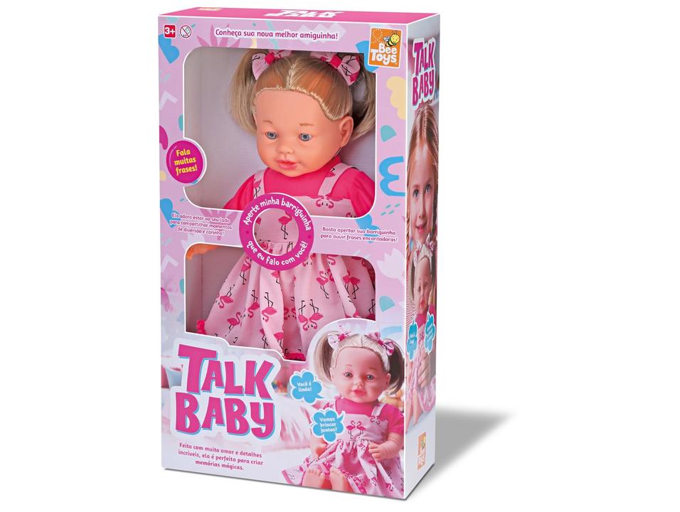 Boneca Talk Baby que Fala 30 Frases Bee Toys - 2