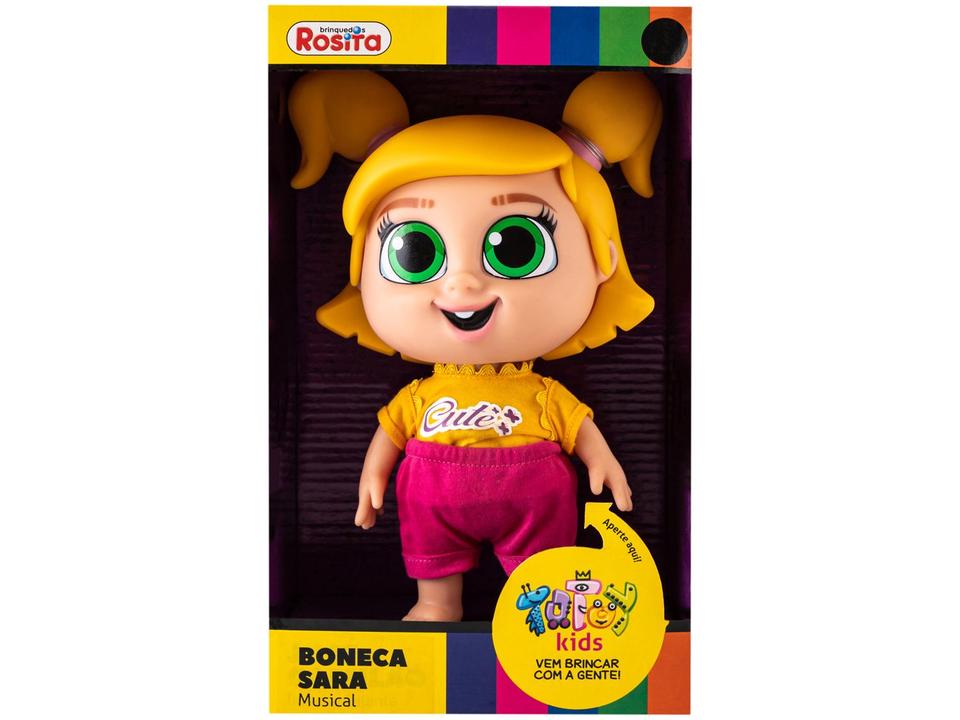 Boneca TotoyKids Sara 24cm Rosita - 4