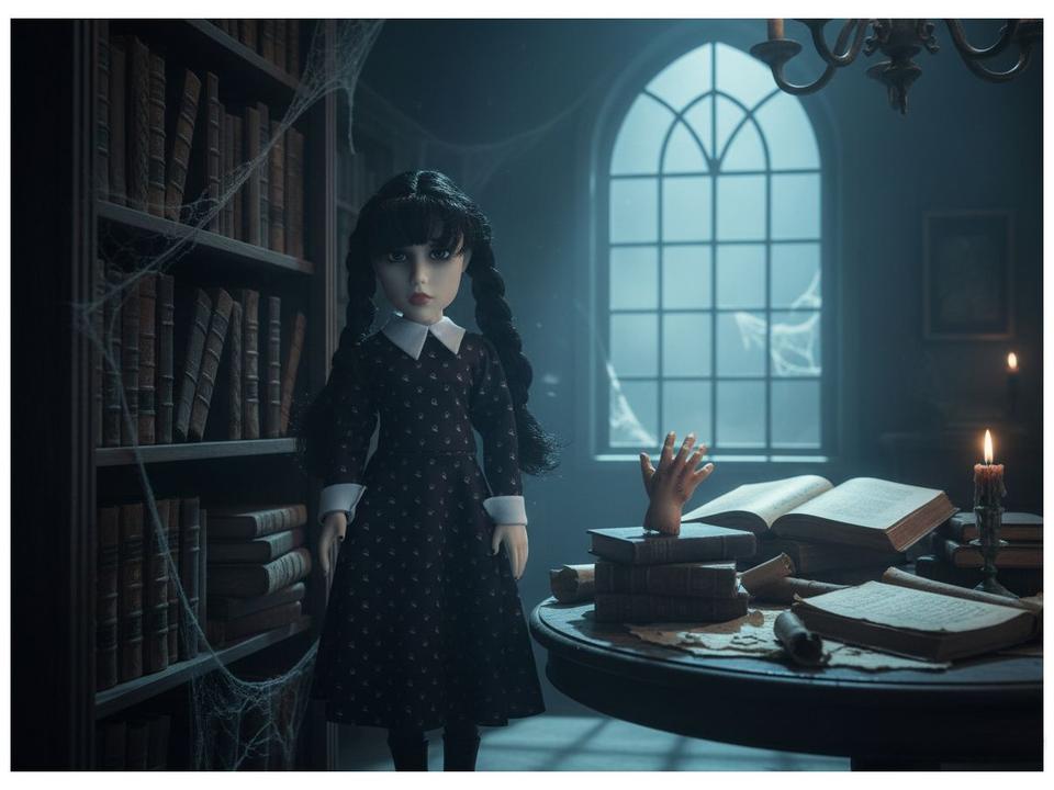 Boneca Wandinha com Mãozinha Baby Brink - 1